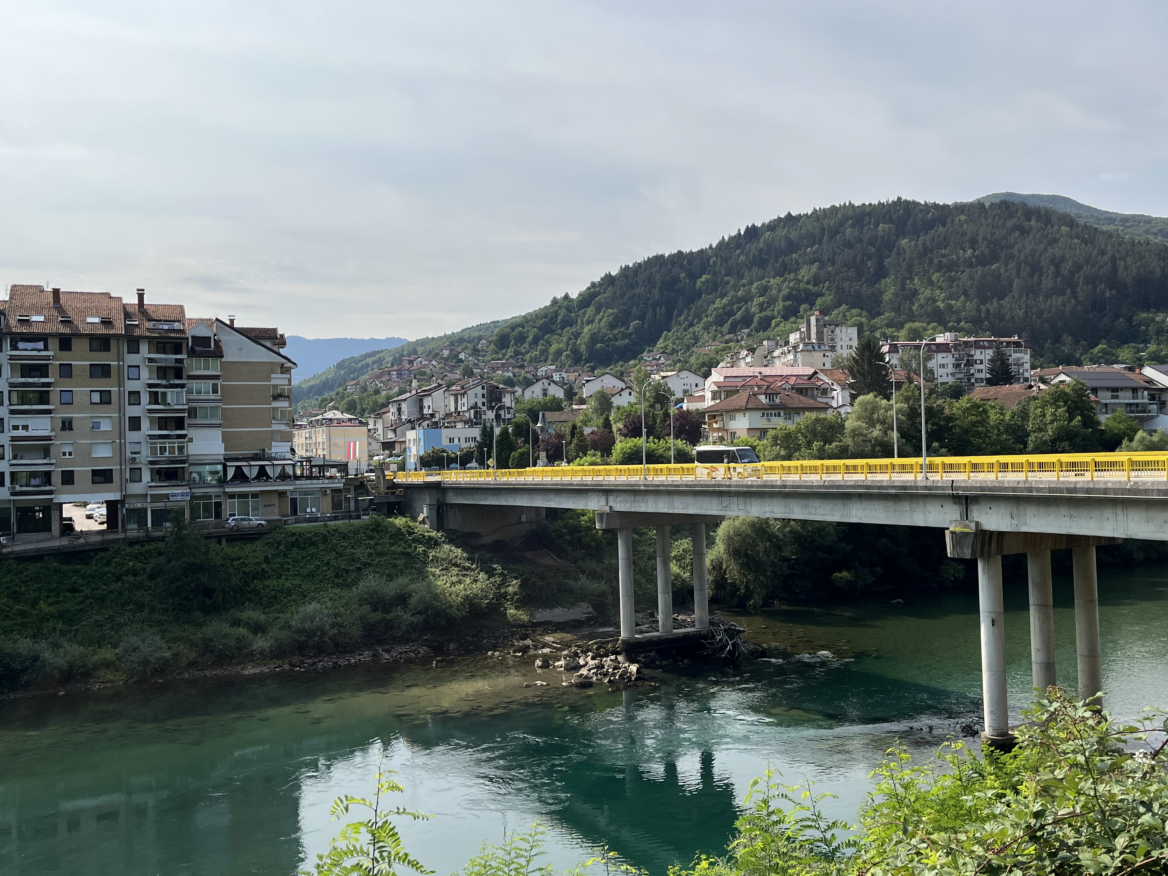 Yellow bridge in Foča
