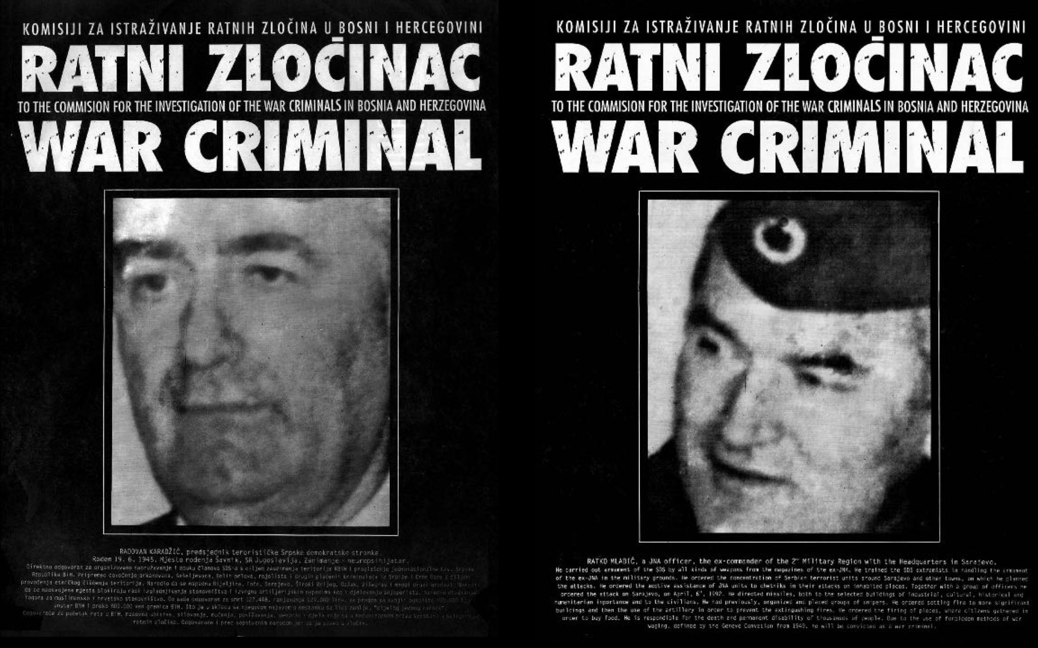Genocidaire Wanted Poster