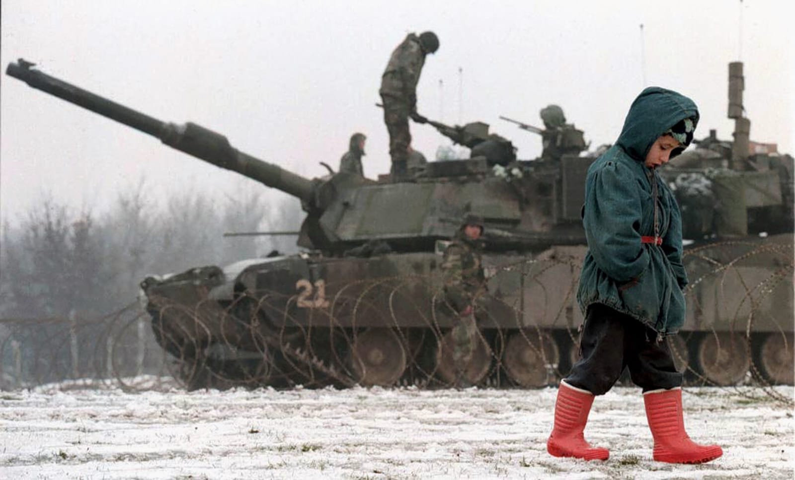 Small Child and Tank